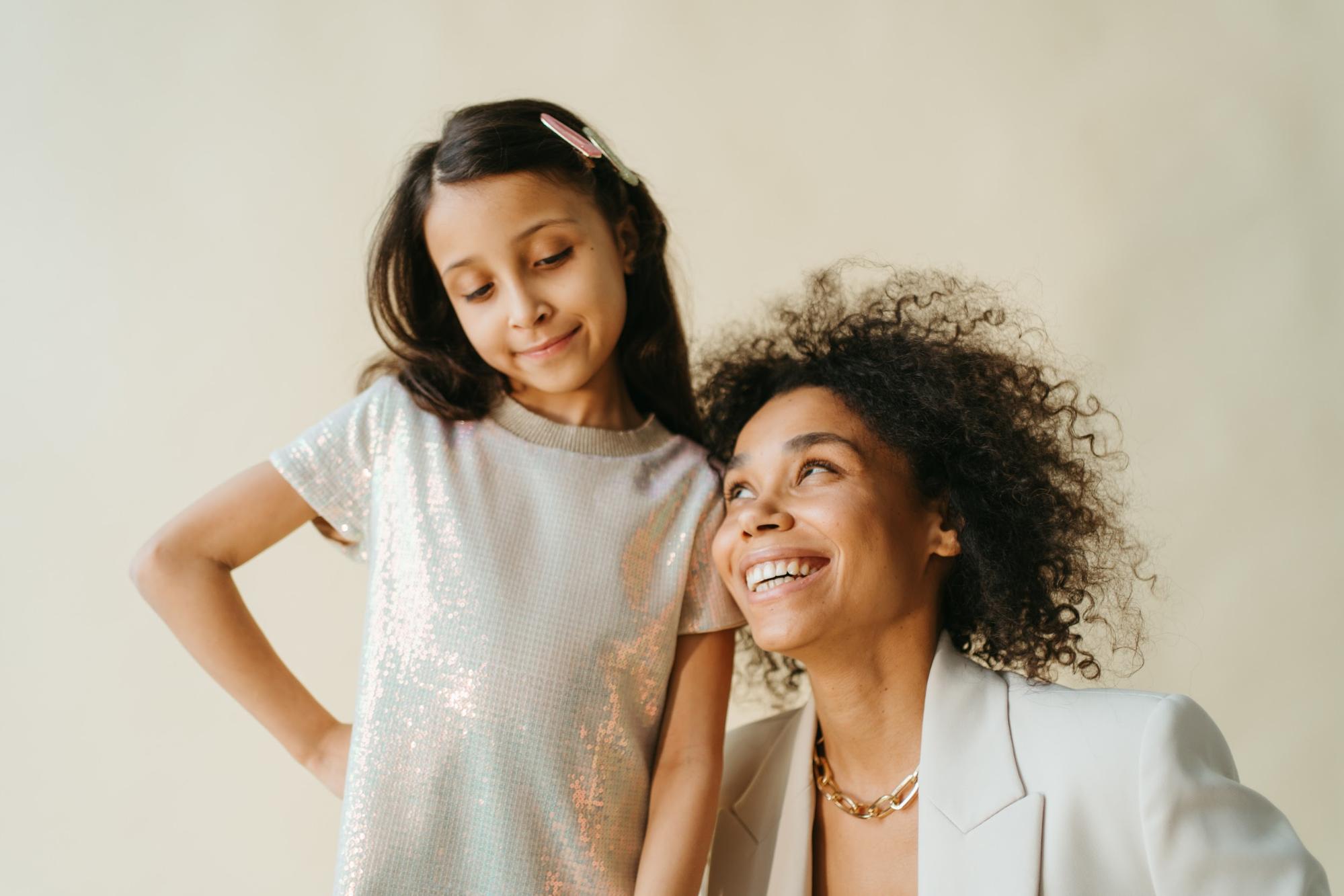 mother and daughter on mothers day