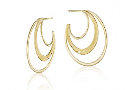 gold earrings