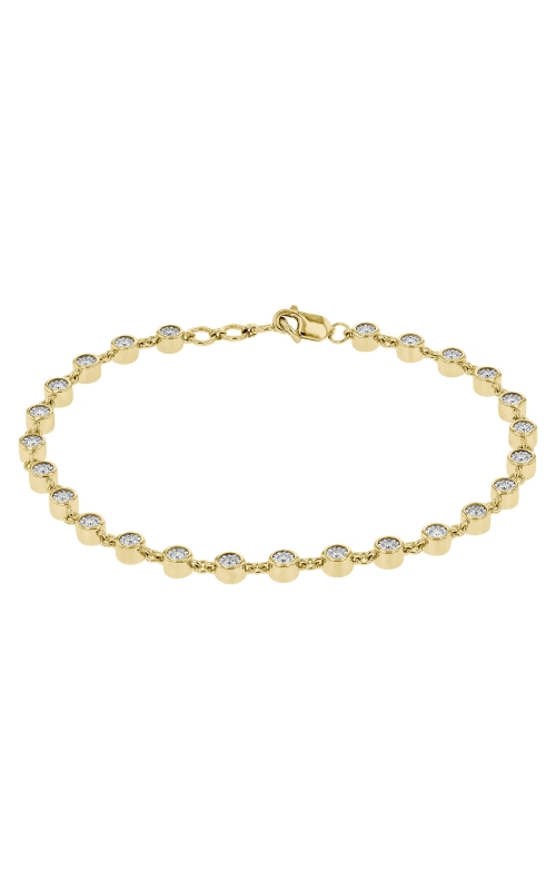 14K Yellow Gold Diamond Bracelet