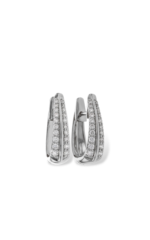14 White Gold Huggies Earrings
