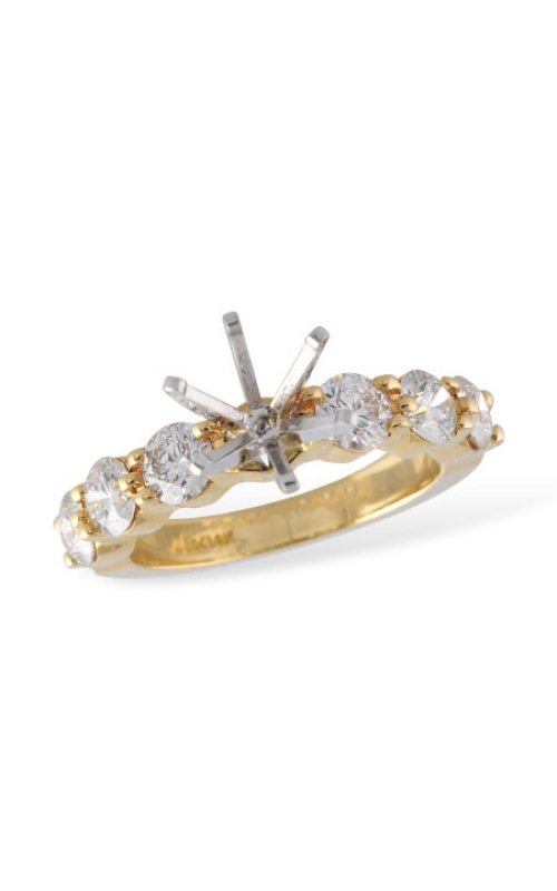 14K Yellow Gold Diamond Engagement Ring