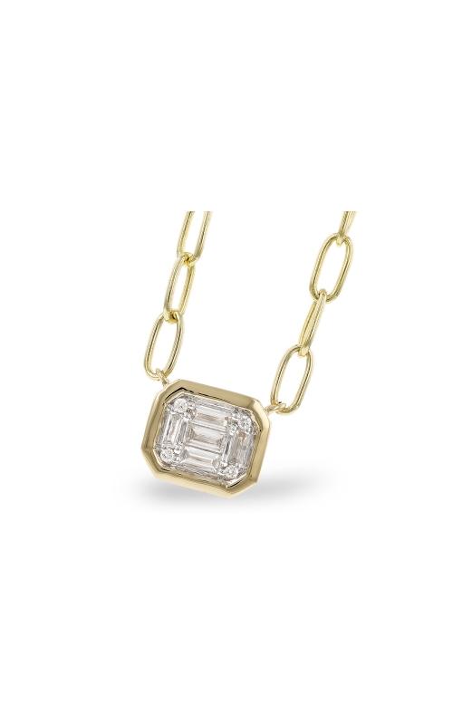 14K Yellow Gold Diamond Necklace