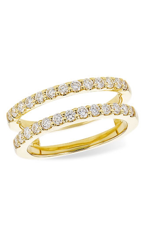 14K Yellow Gold Diamond Guard Ring