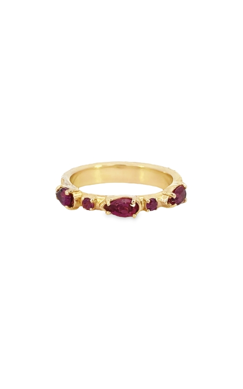 14K Rose Gold Gemstone Ring