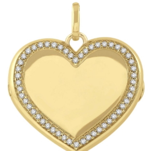 14 karat gold heart locket sale
