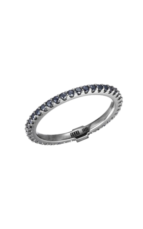 Sterling Silver (925), Rhodium Plated, Ruthenium Plated and Black Spinel Gemstone Ring