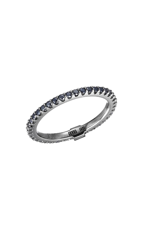 Sterling Silver (925), Rhodium, Ruthenium and Black Spinel Gemstone Ring