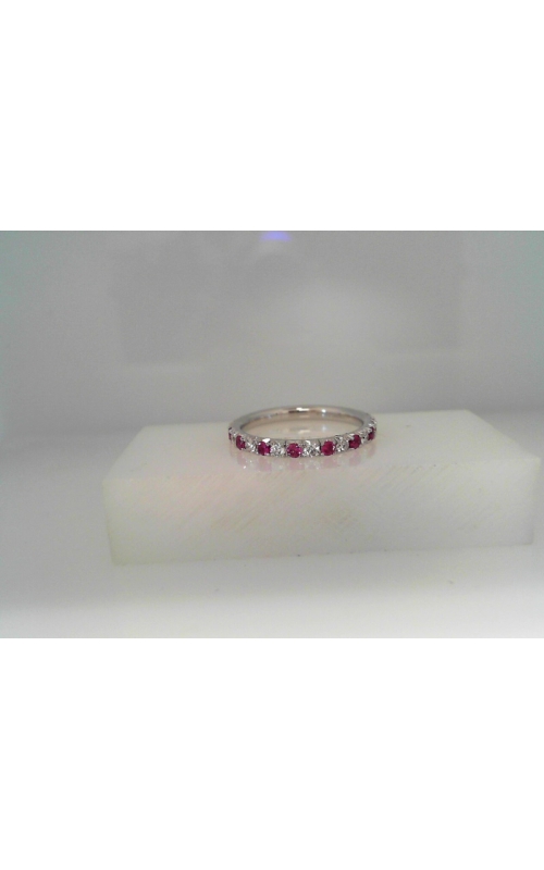 14K White Gold Eternity Ladies Wedding Band