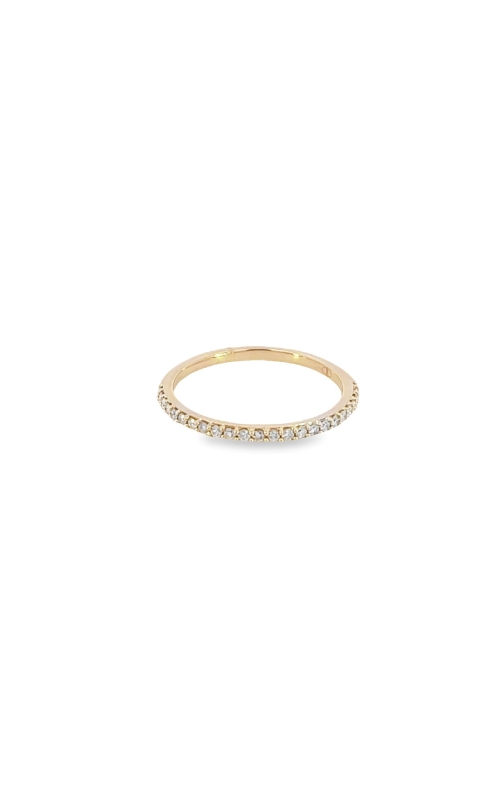 14K Yellow Gold Prong Ladies Wedding Band