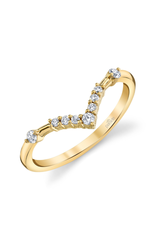 14K Yellow Gold Prong Ladies Wedding Band
