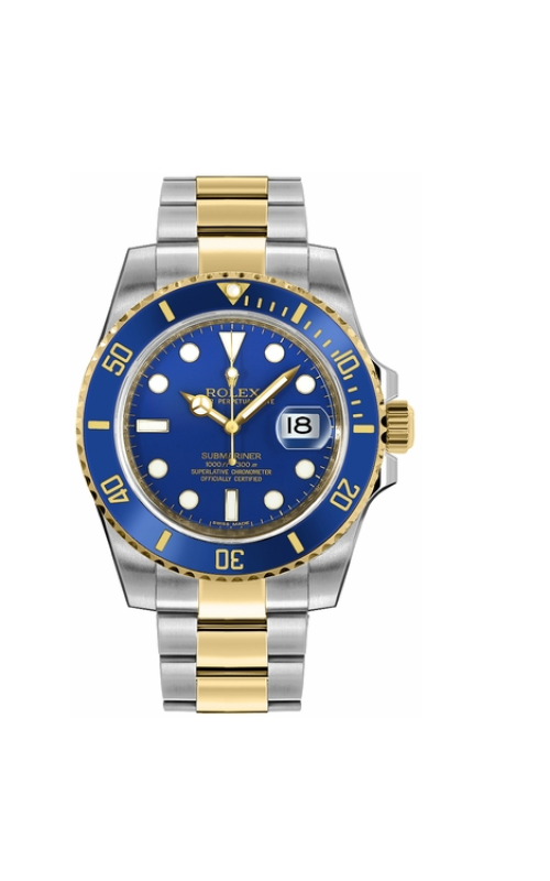 Oyster Perpetual Rolex Submariner 18 karat Yellow Gold and Stainless Steel, 40mm Model #116613LB