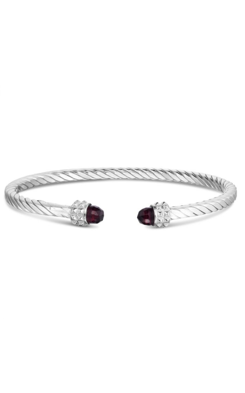 Sterling Silver (925) Cuff and Gemstone Bracelet