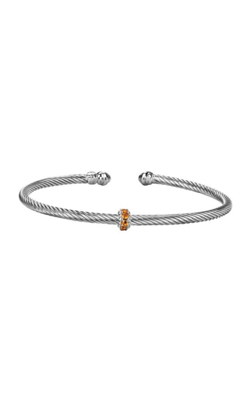 Sterling Silver (925) Bangle and Gemstone Bracelet
