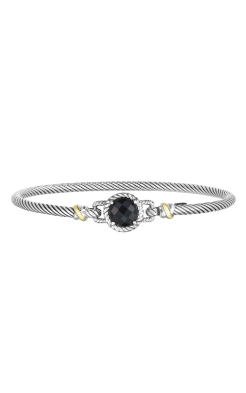Sterling Silver and 18K Yellow Gold Chain Bracelet
