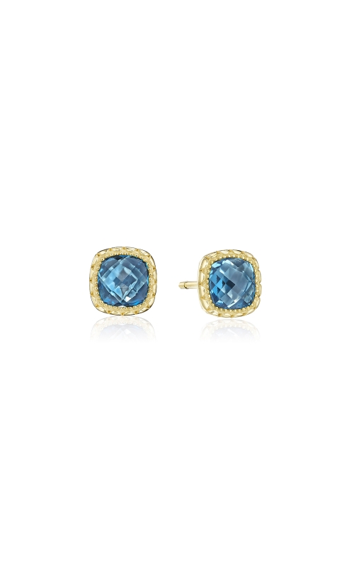 14k Yellow Gold Stud and Gemstone Earrings