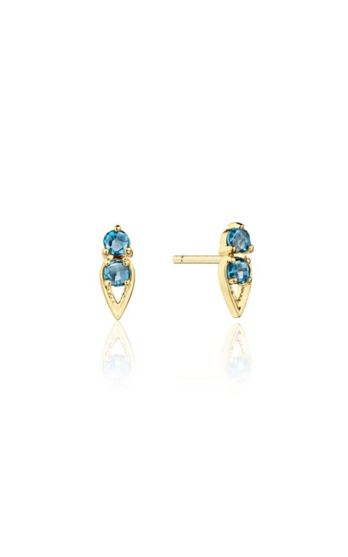 14k Yellow Gold Stud and Gemstone Earrings
