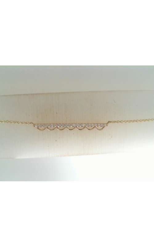 14K Yellow Gold Diamond Necklace