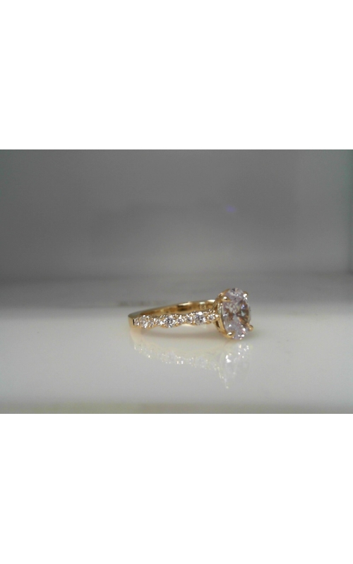 18K Yellow Gold Diamond Engagement Ring
