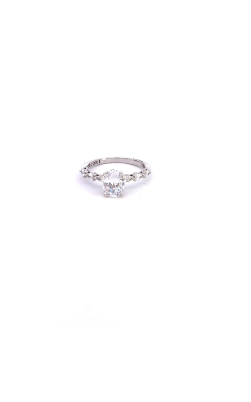 18K White Gold Diamond Engagement Ring