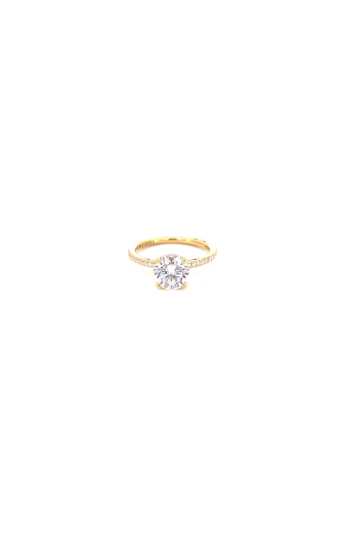 18K Yellow Gold Diamond Engagement Ring