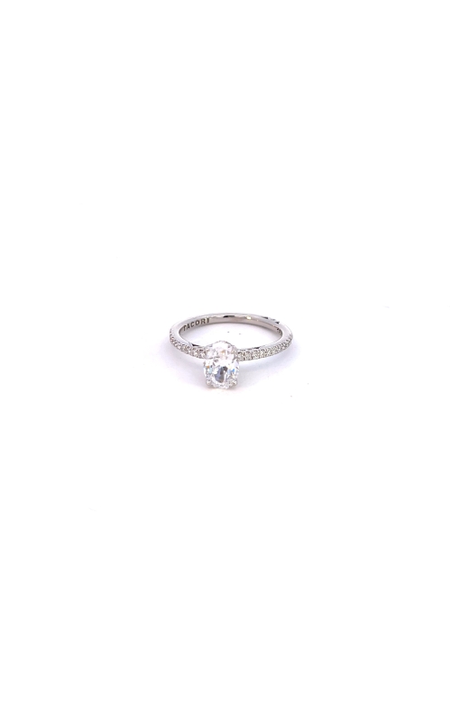 18K White Gold Diamond Engagement Ring