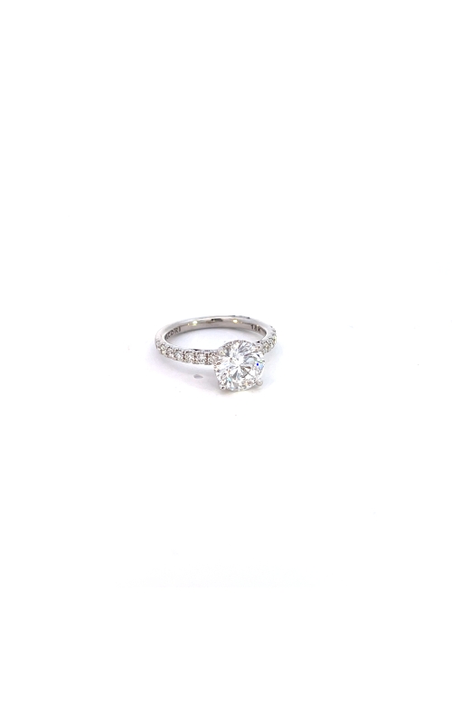 18K White Gold Diamond Engagement Ring