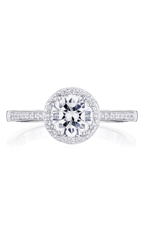 14K White Gold Diamond Engagement Ring