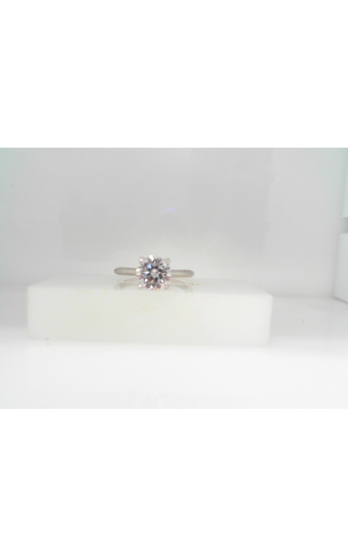 18K White Gold Diamond Engagement Ring