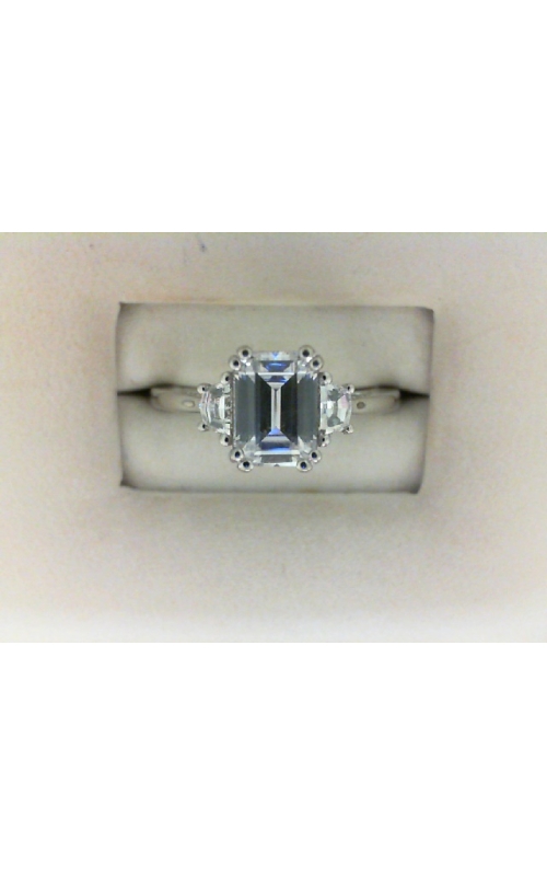 Platinum Three Stone Engagement Ring