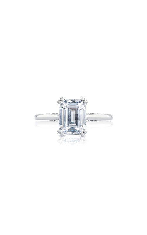 18K White Gold Solitaire Engagement Ring