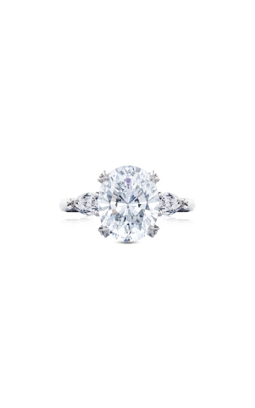 Platinum Three Stone Engagement Ring